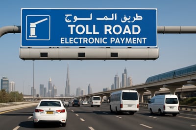 Dubai toll road electronic payment and transport Dubai toll road electronic payment and transport