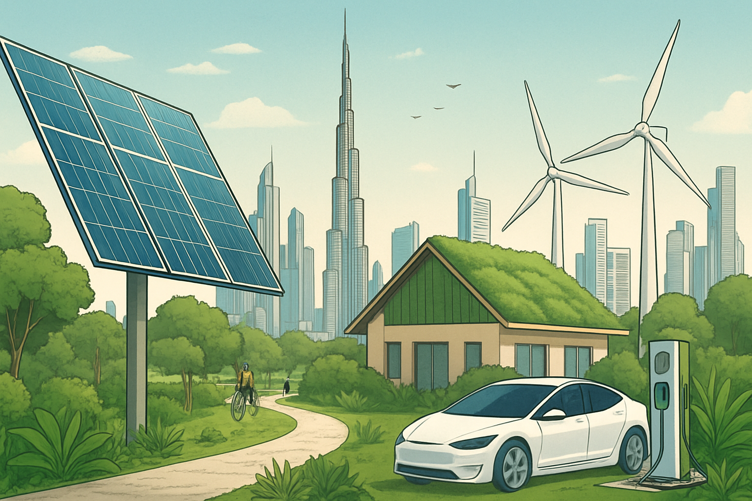 Sustainable infrastructure development in Dubai